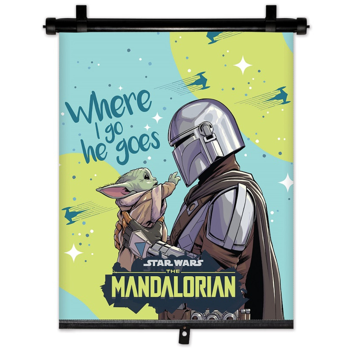 Roller blind 36x45 cm, 1 pc., The Mandalorian