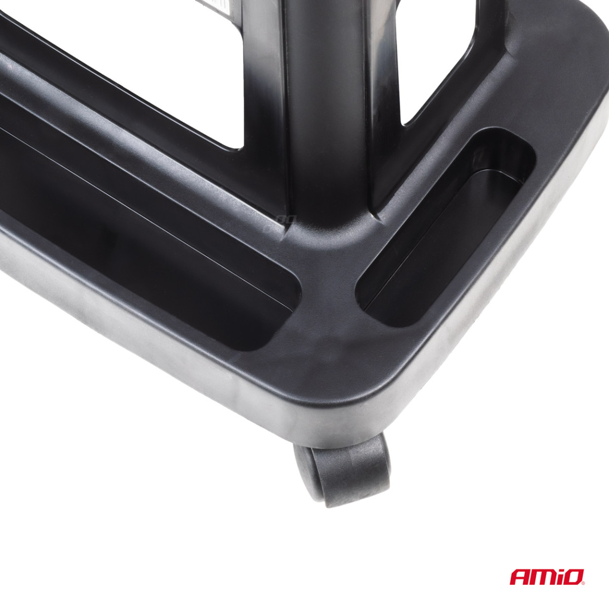 Workshop chair on wheels with tool storage box, 150 kg, AMIO-04269