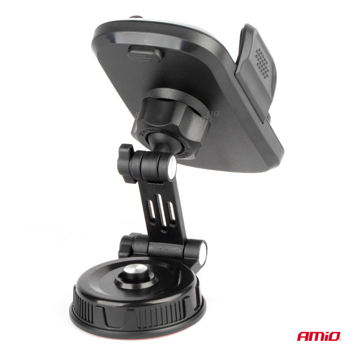 Phone holder 2in1 - for air vents/on dashboard, rotates 360°, AMIO-04138