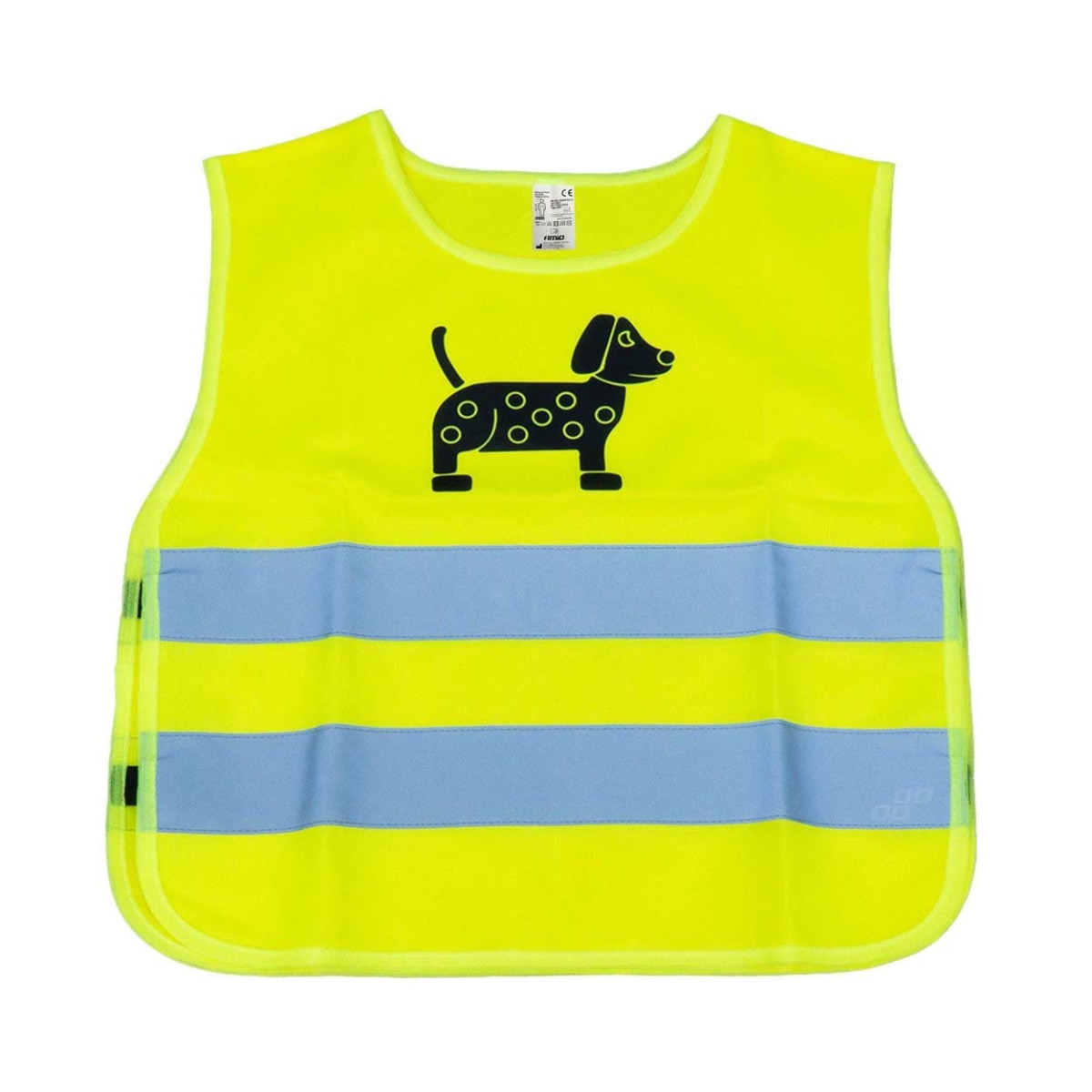 Children's reflective vest DOG, yellow AMIO-03937