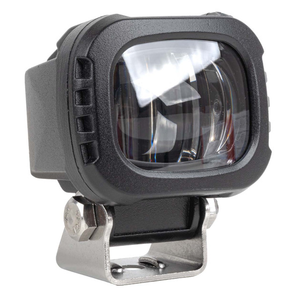 Safety zone light for forklifts, red light, 10W 10–80V IP6K9K AMIO-04868