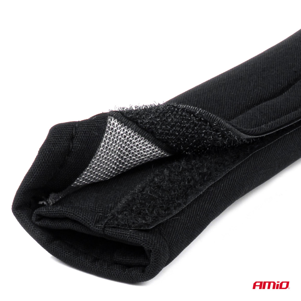 Seat belt pads, black, 2 pcs.