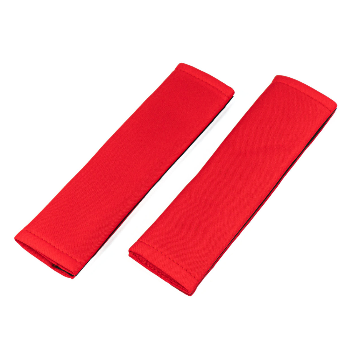 Seat belt pads, red, 2 pcs.