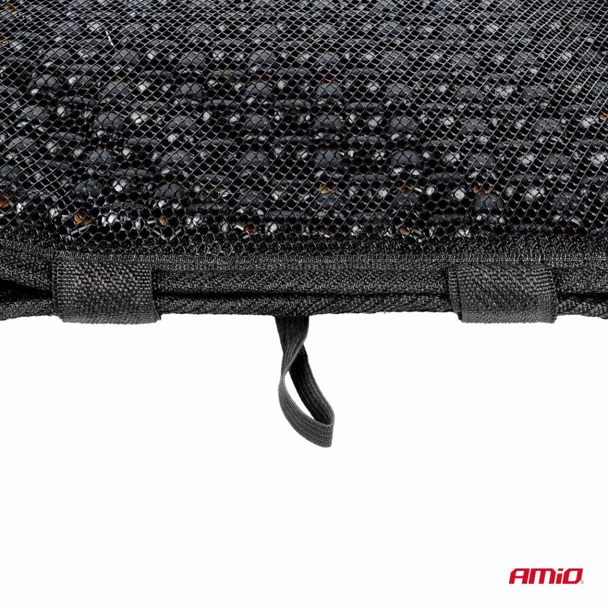 Car seat mat with beads 90 x 44 cm - black