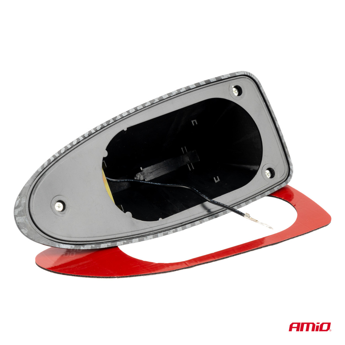 Car antenna "Shark Fin" with carbon fiber cover AMIO-04156