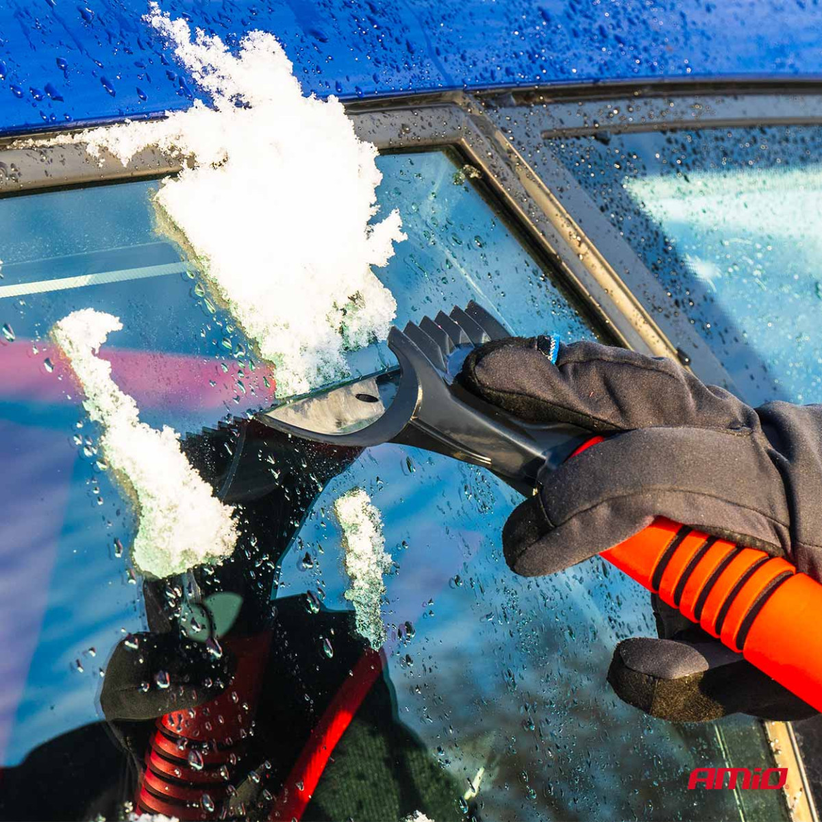 Snow brush with scraper 89 cm