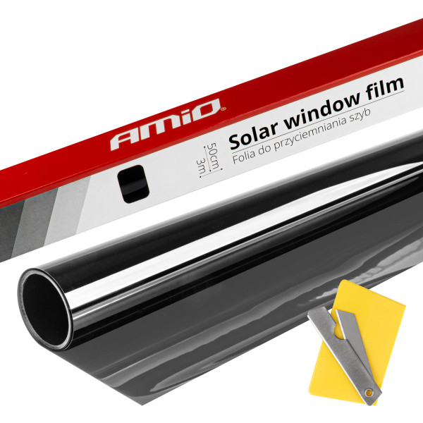 Window tint film Black 30%, 0.5x3 m AMIO-01651