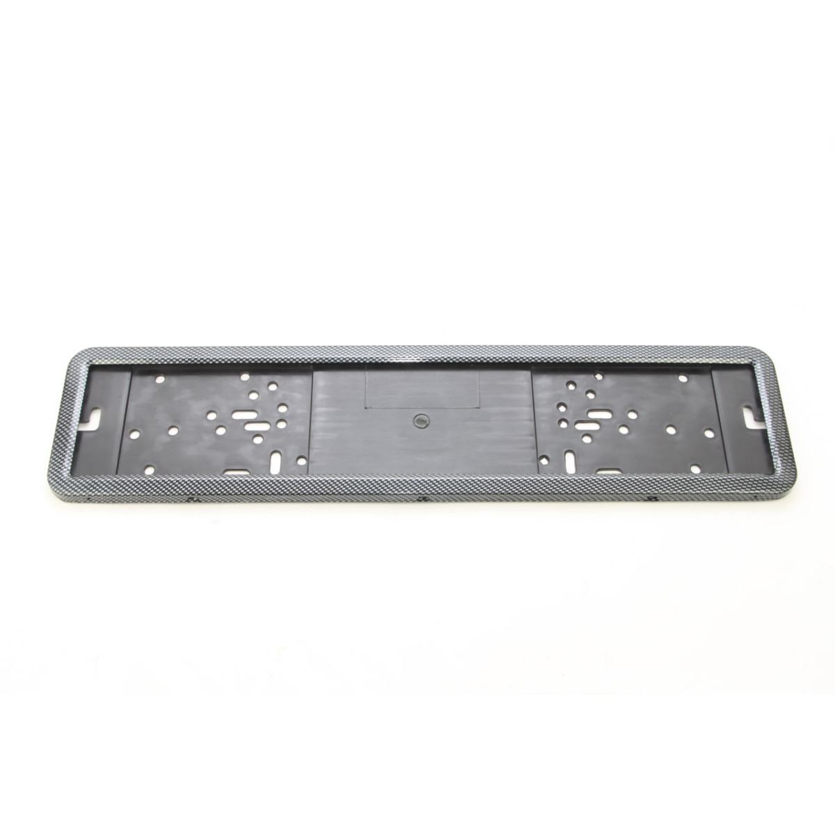 Stainless steel license plate holder – carbon, AMIO-01120