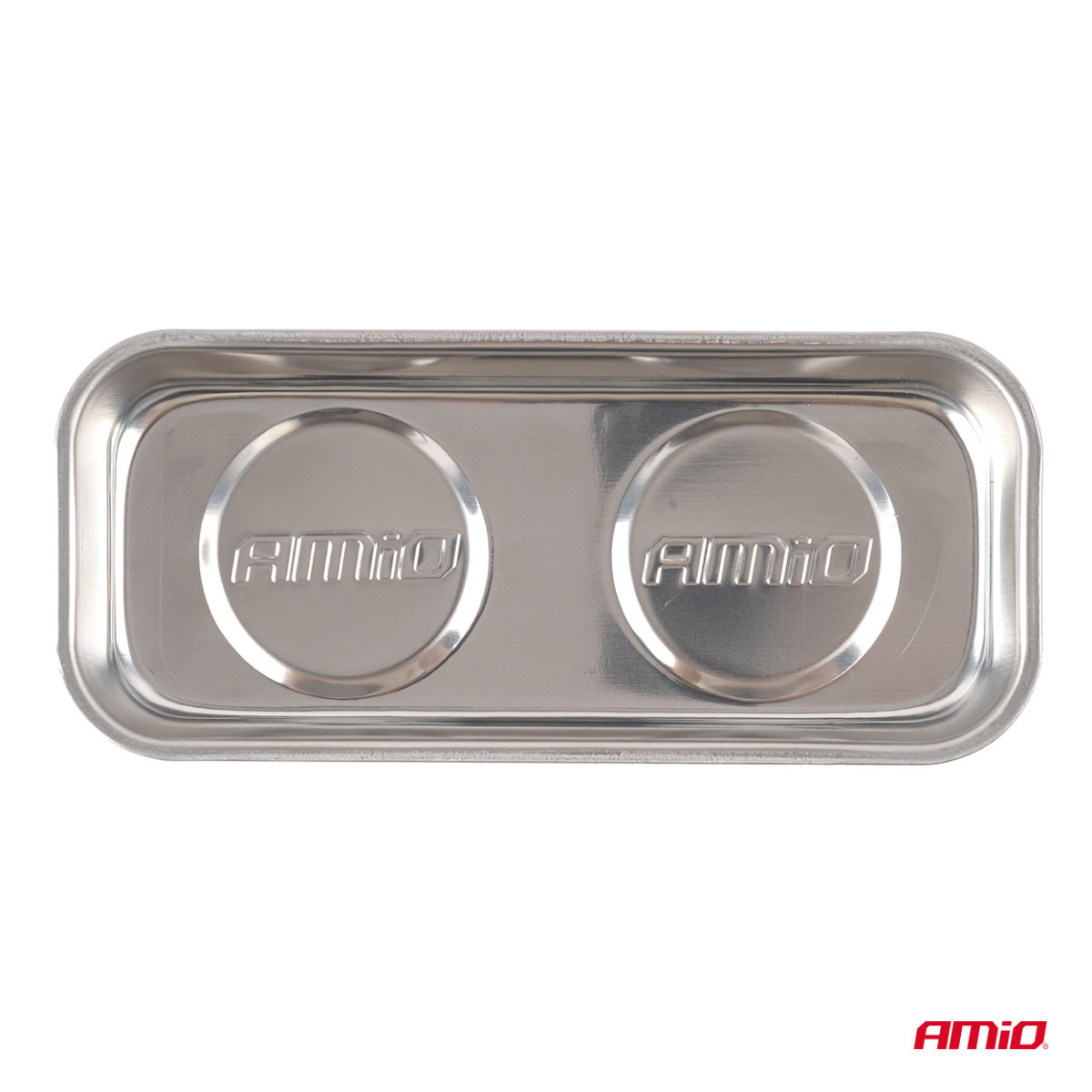 Stainless steel magnetic tray 150×65×27 mm AMIO-04917