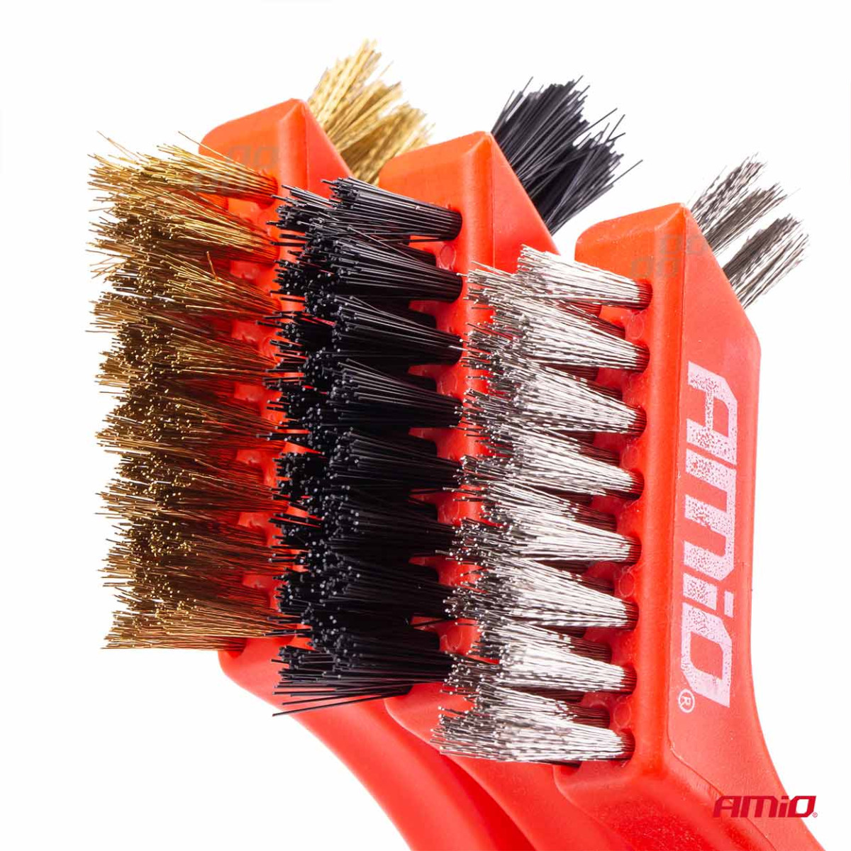 Steel/wire brush set, 3 pcs.