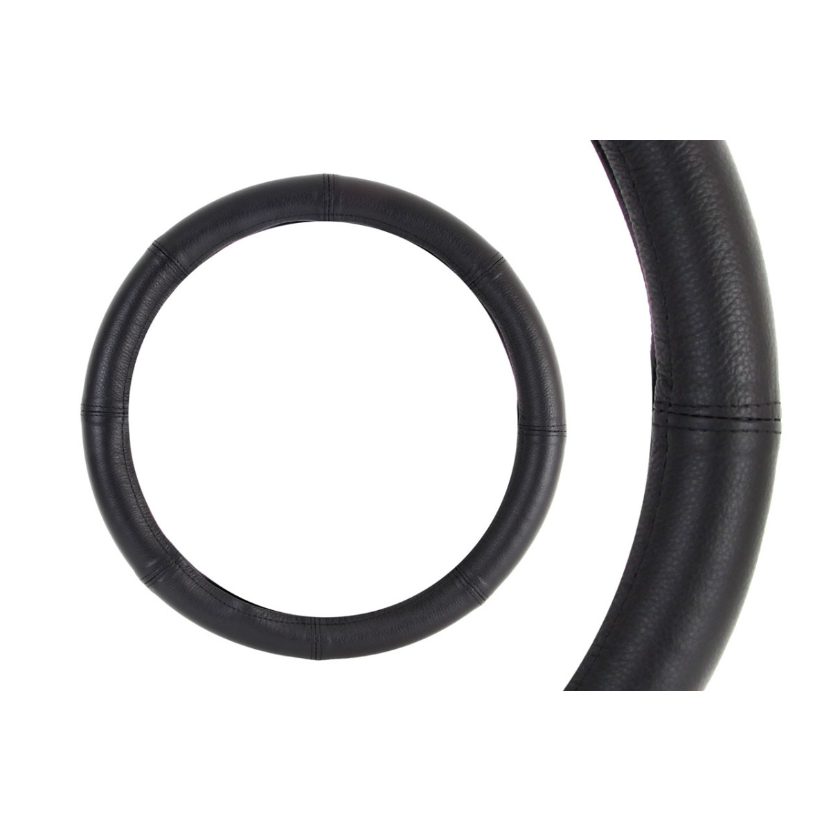 Steering wheel cover with genuine leather 49-51 cm, XXXXL