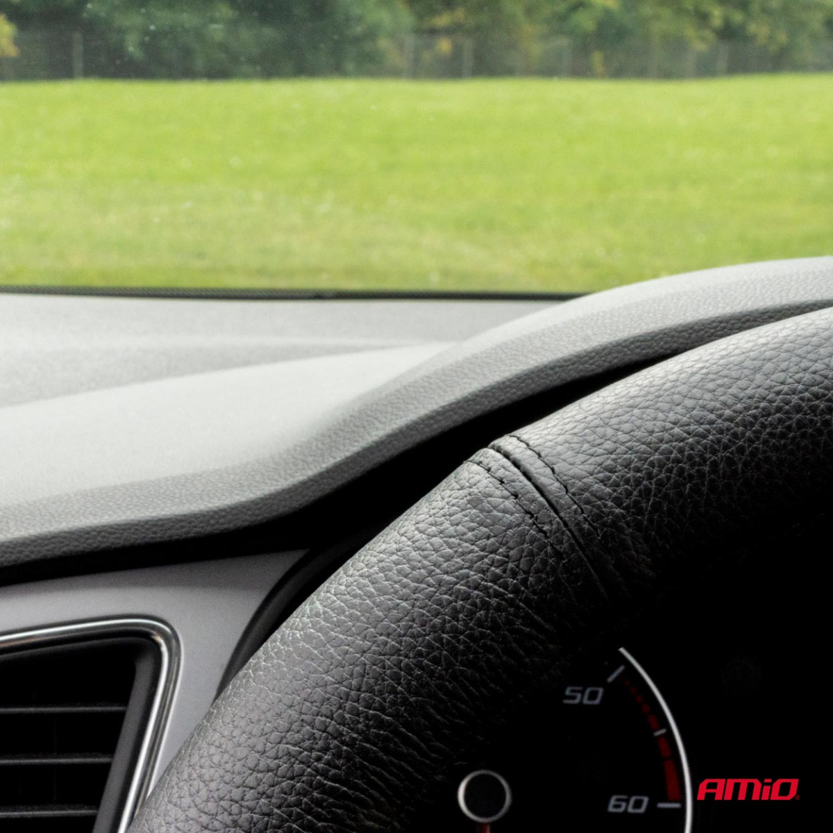 Steering wheel cover with genuine leather 49-51 cm, XXXXL
