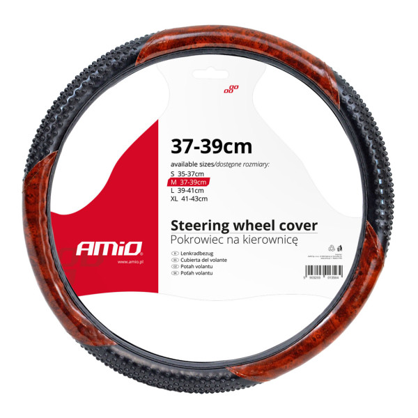 Car steering wheel cover 37 - 39 cm, SWC-11-M