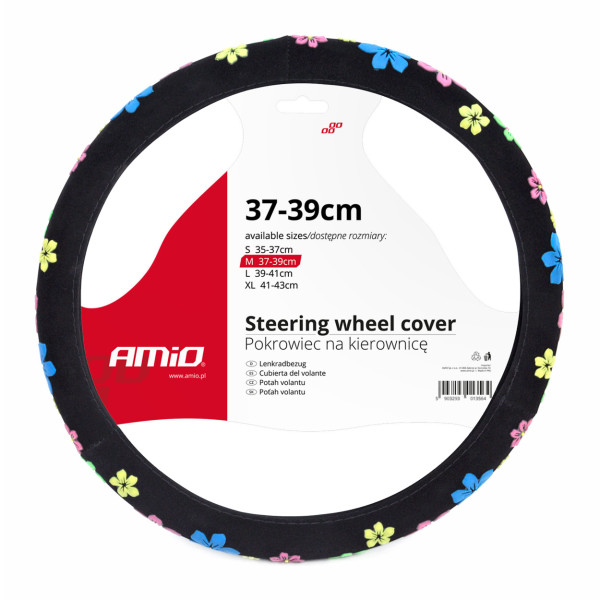Car steering wheel cover 37 - 39 cm, SWC-13-M
