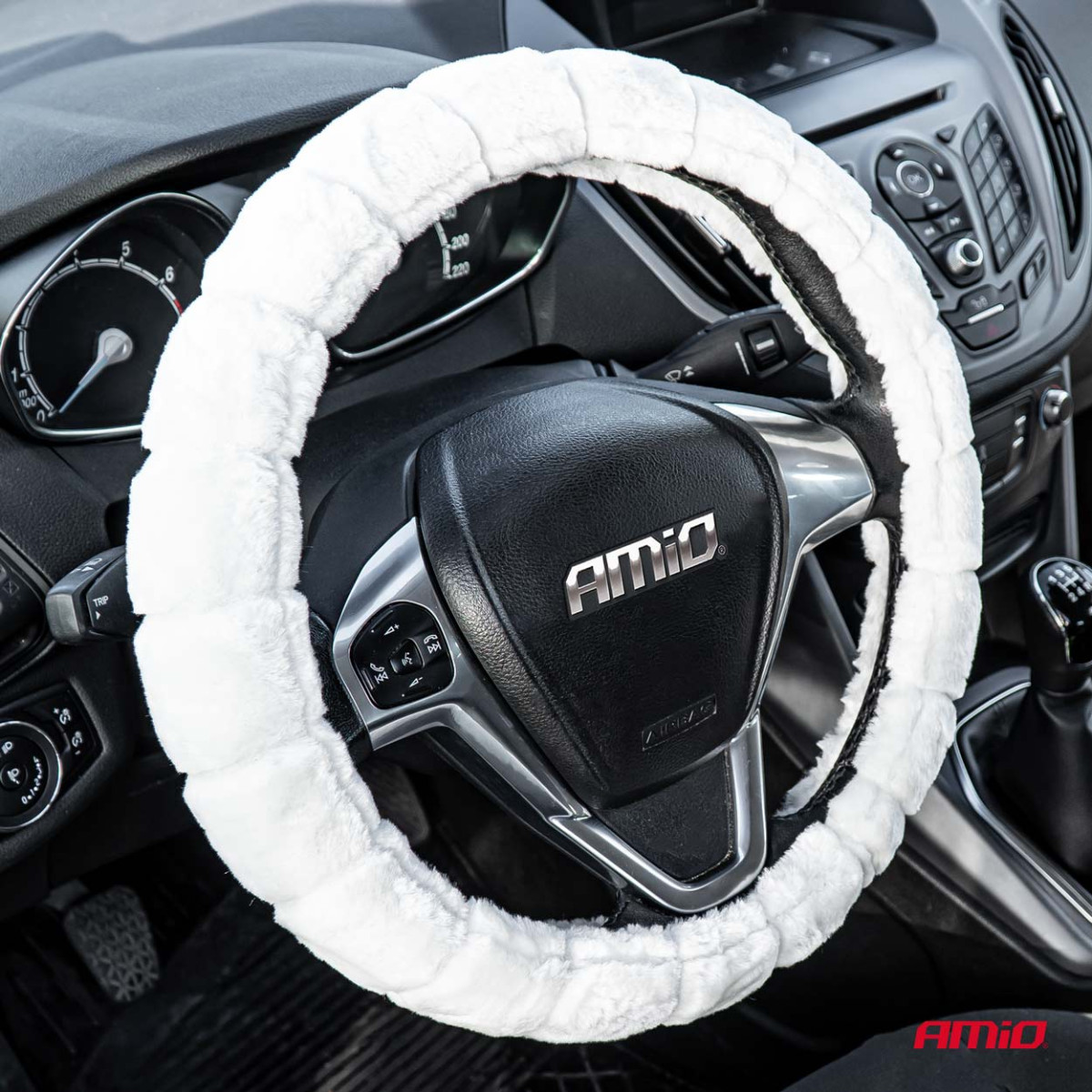 Car steering wheel cover 37-39cm, SWC-53-M