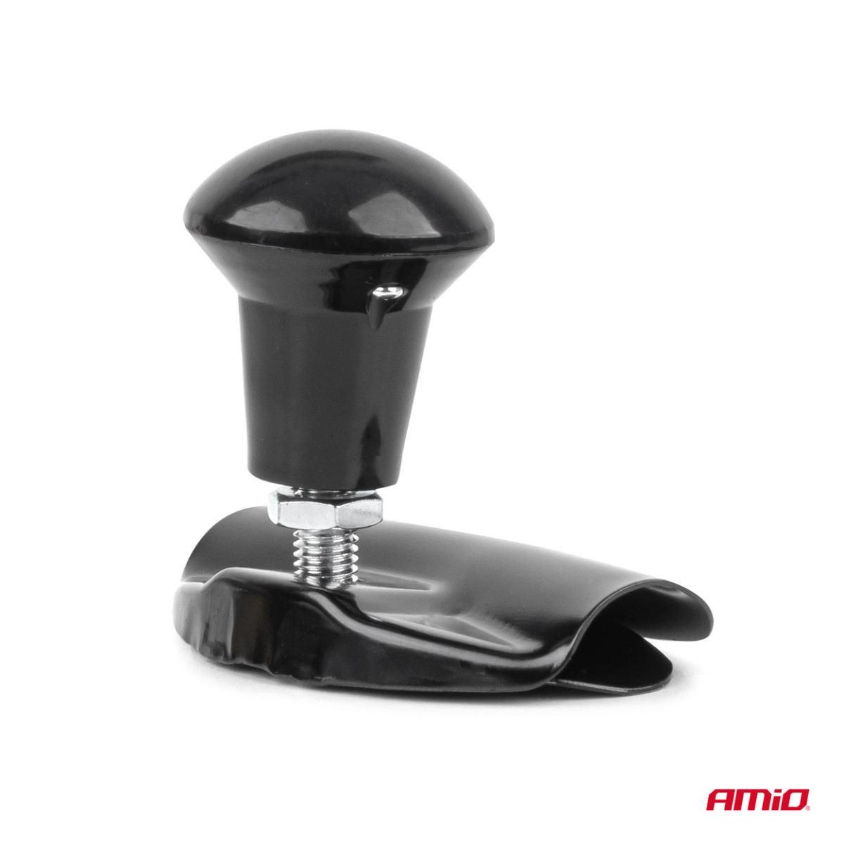Steering wheel knob, black, AMIO-04974