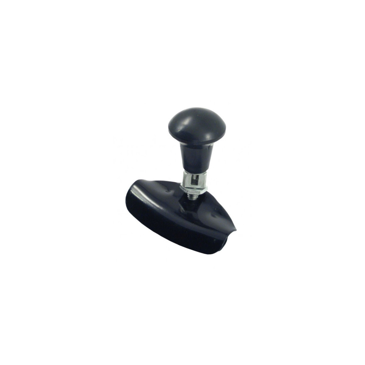 Steering wheel knob, foldable, black