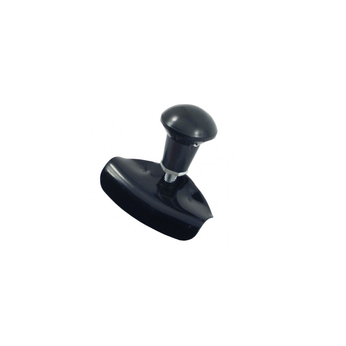 Steering wheel knob, straight, black