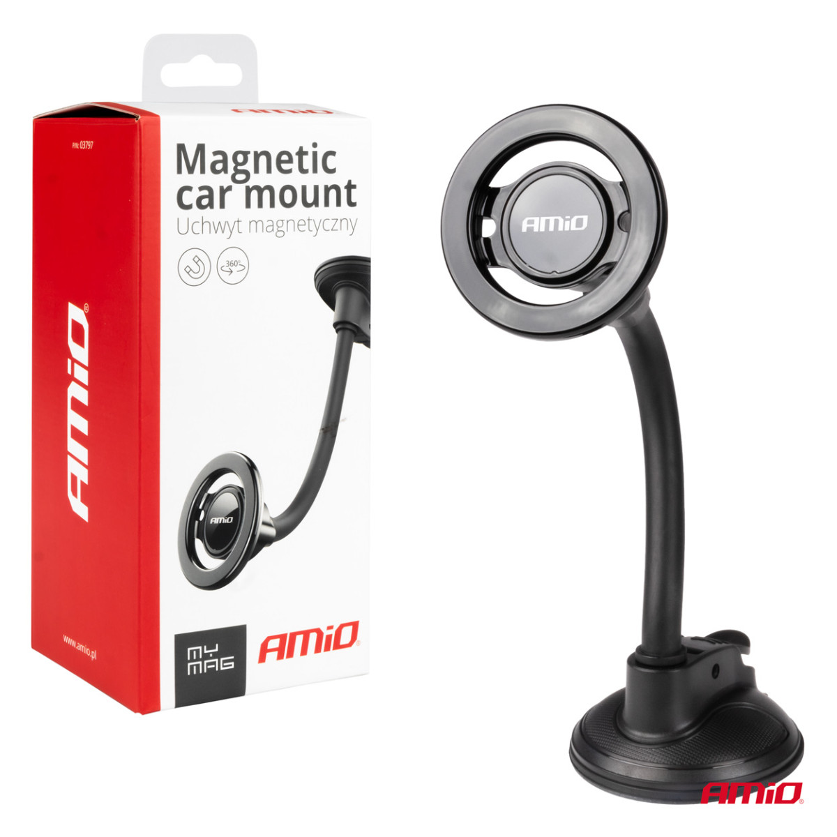 Phone holder with suction cup My Mag AMIO-03797