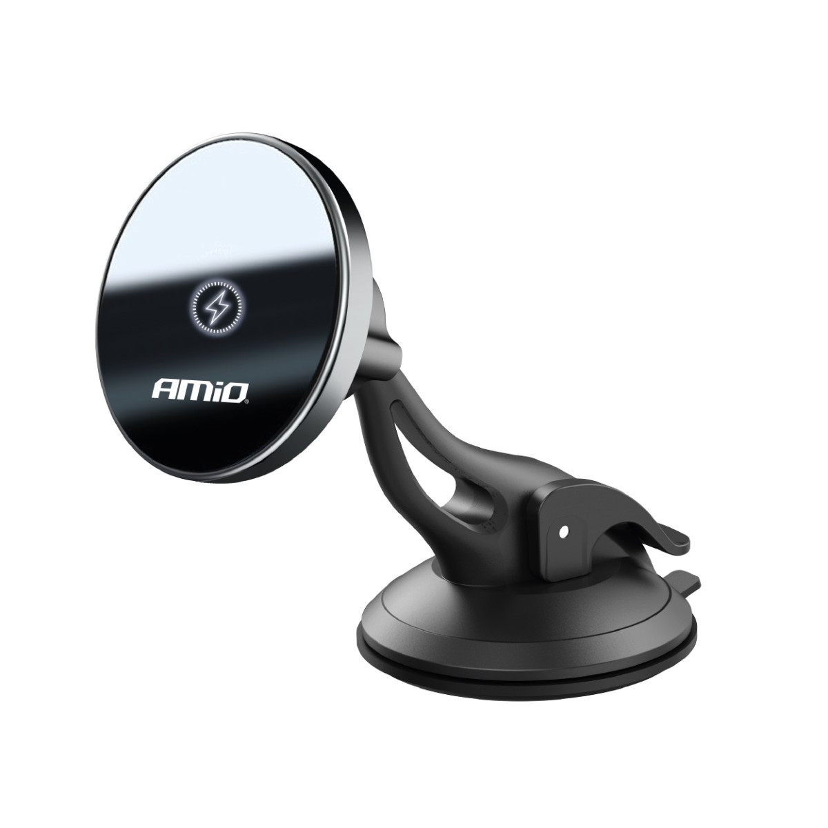 Phone holder with suction cup and wireless charger 15W My Mag AMIO-03775