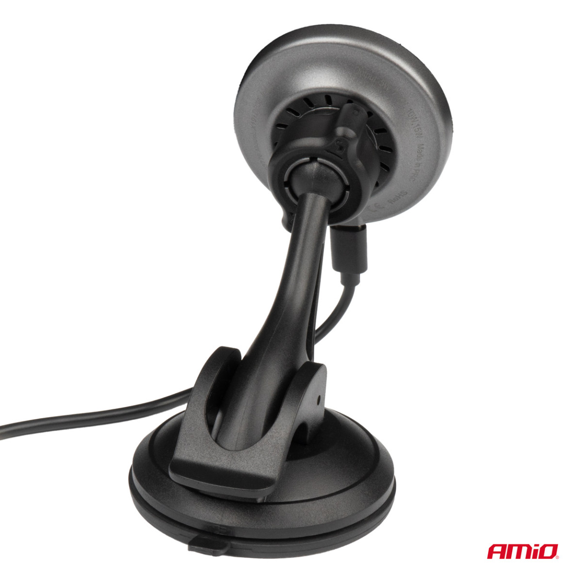 Phone holder with suction cup and wireless charger 15W My Mag AMIO-03775