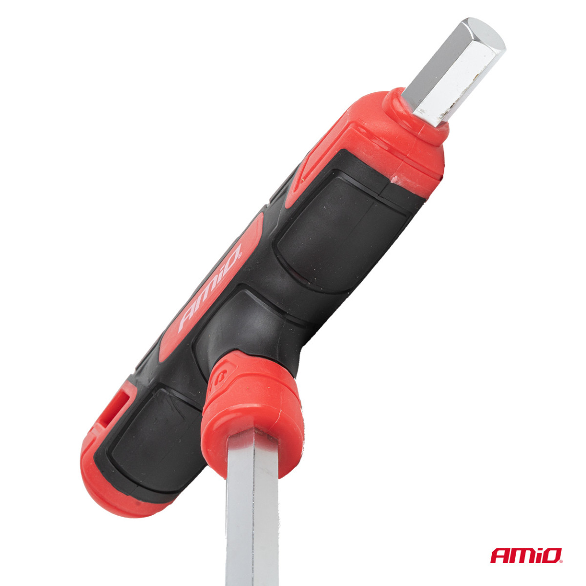 HEX (imbus) key set with T-handle, 8 pcs. AMIO-04826