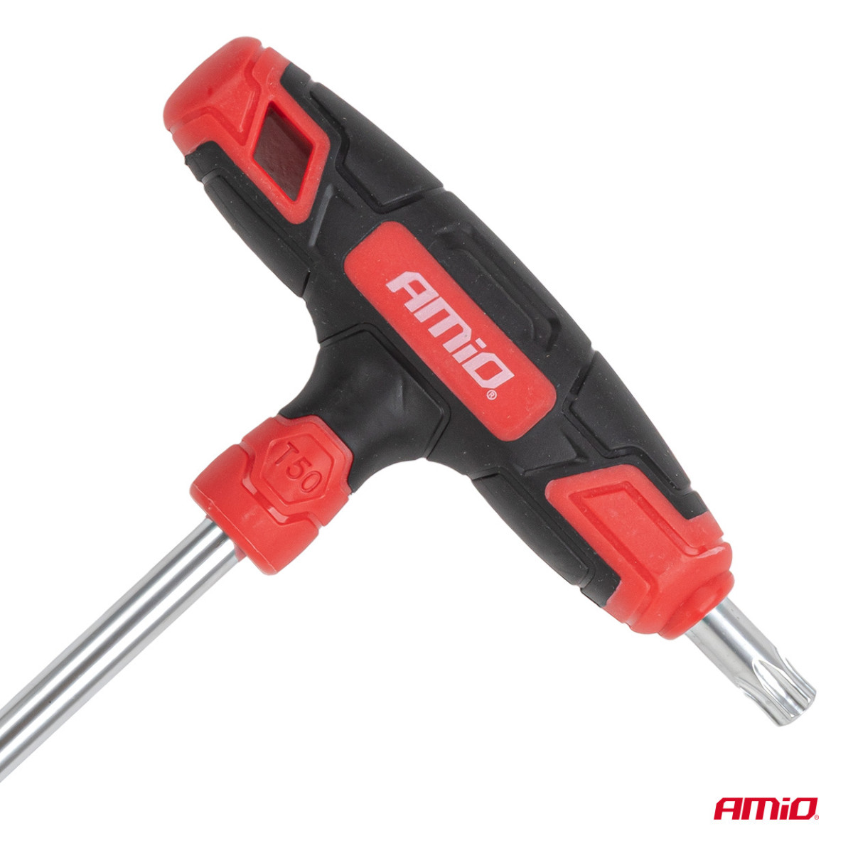 Torx key set with T-handle, 8 pcs. AMIO-04827