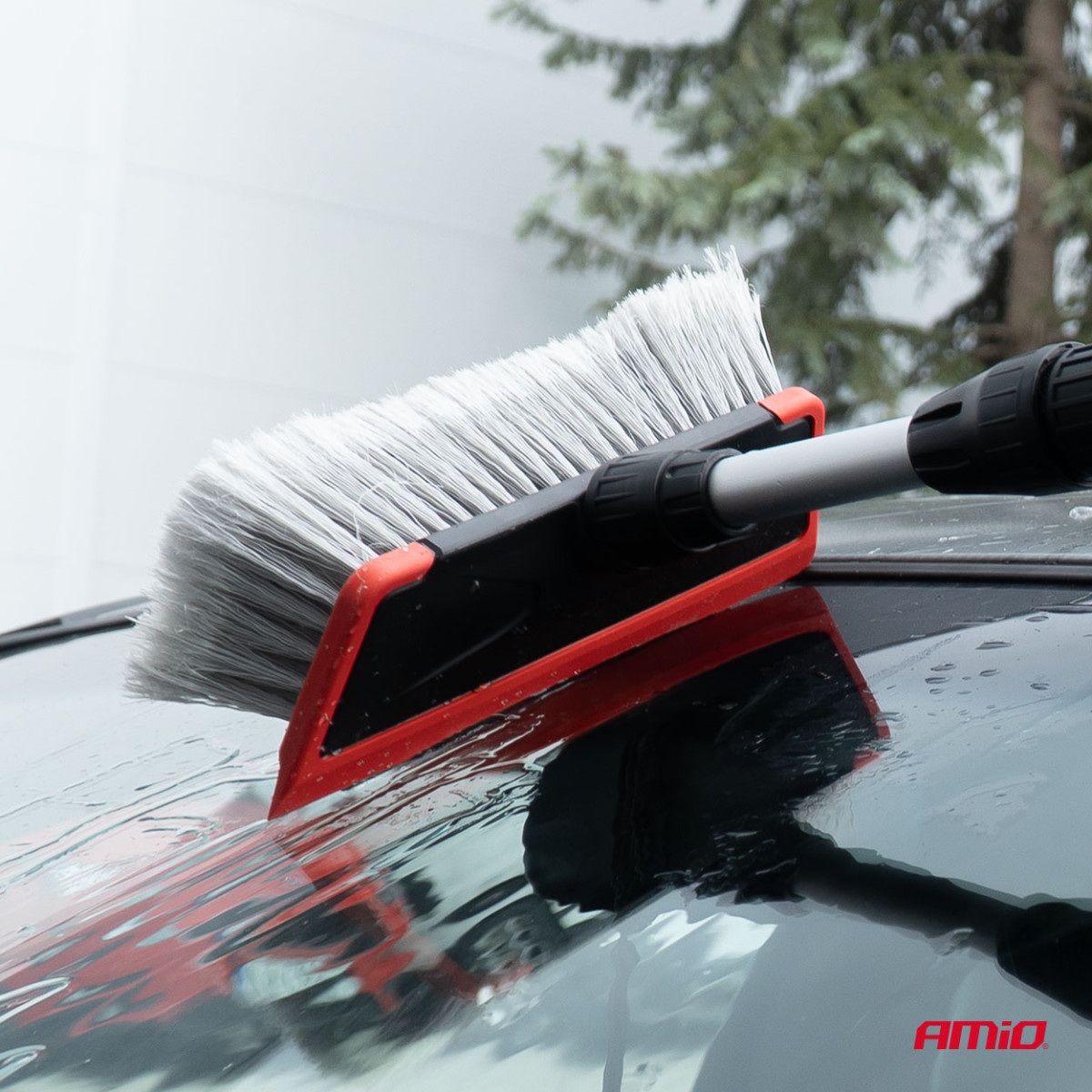 Telescopic washing brushes with water flow set, 108–180 cm, 12 pcs. AMIO-04896