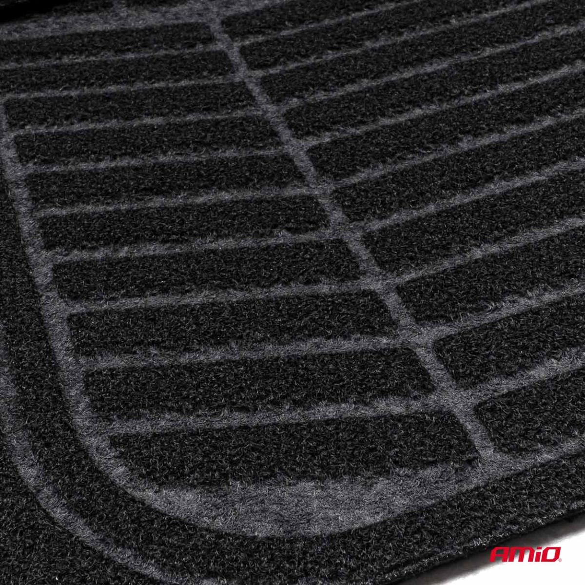 Universal textile (velour) mats TCM-01, 73x49 cm / 38.5x47 cm AMIO-04695