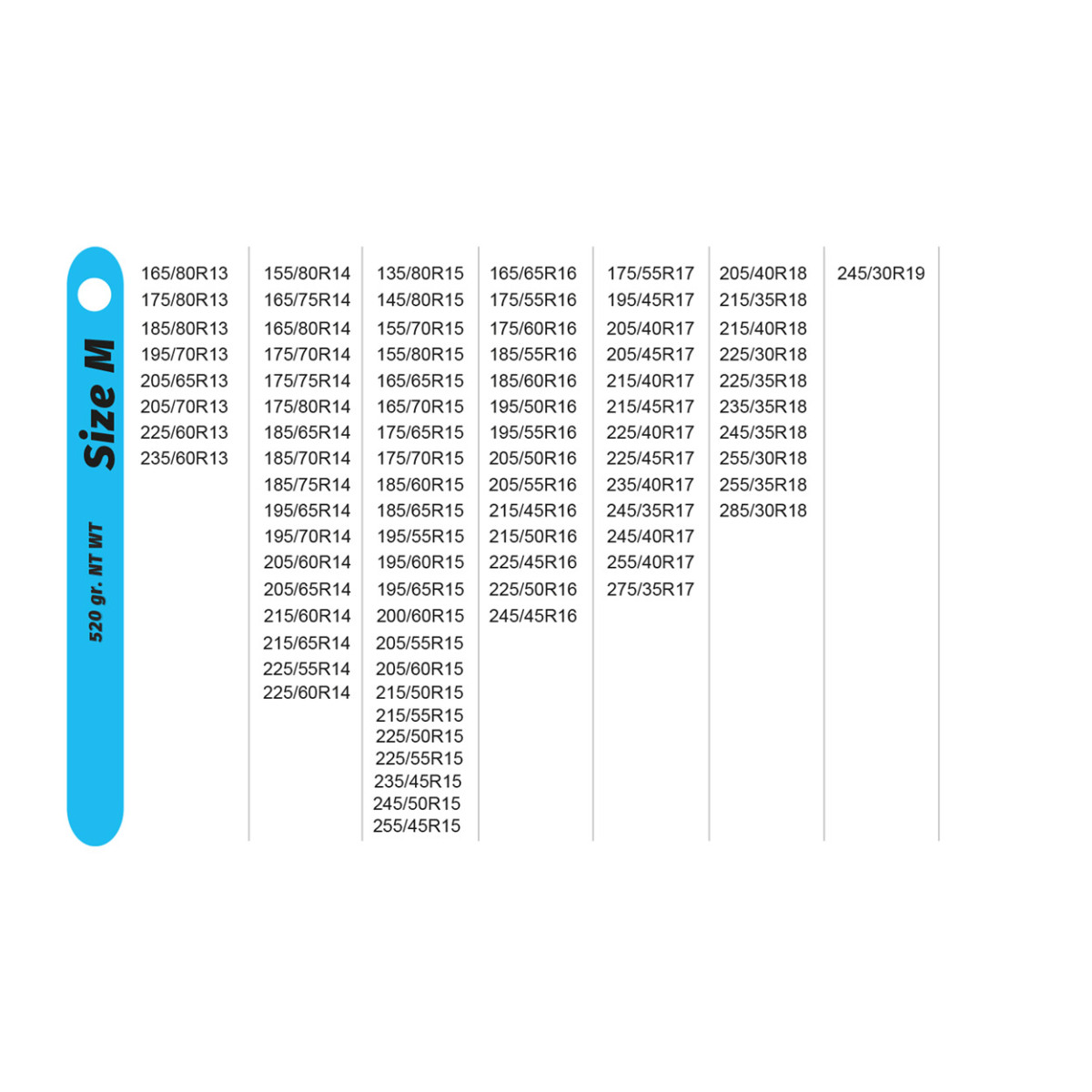 Textile snow chains Easysock, M, 2 pcs.