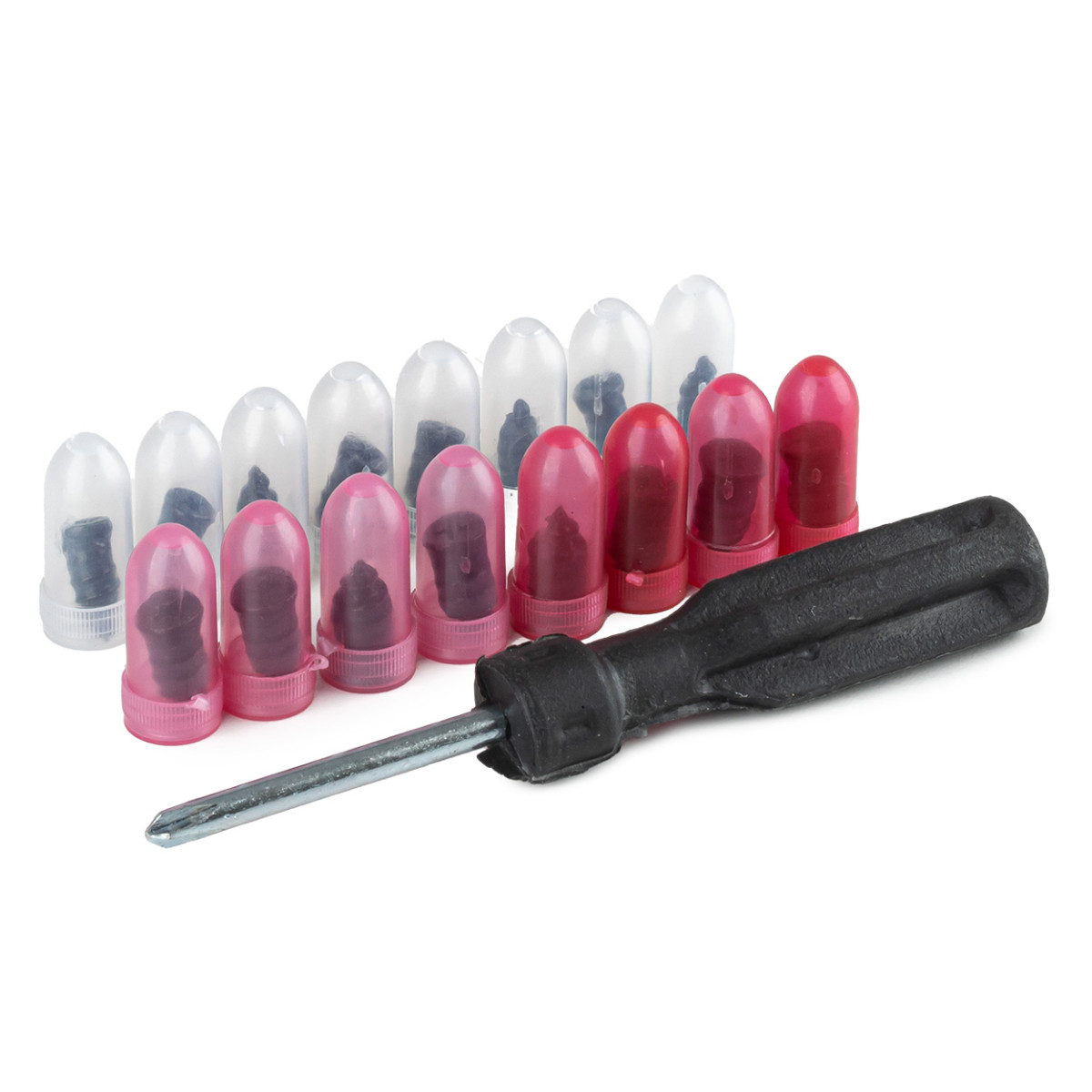 Tire repair nails with screwdriver 16 pcs., AMIO-04694