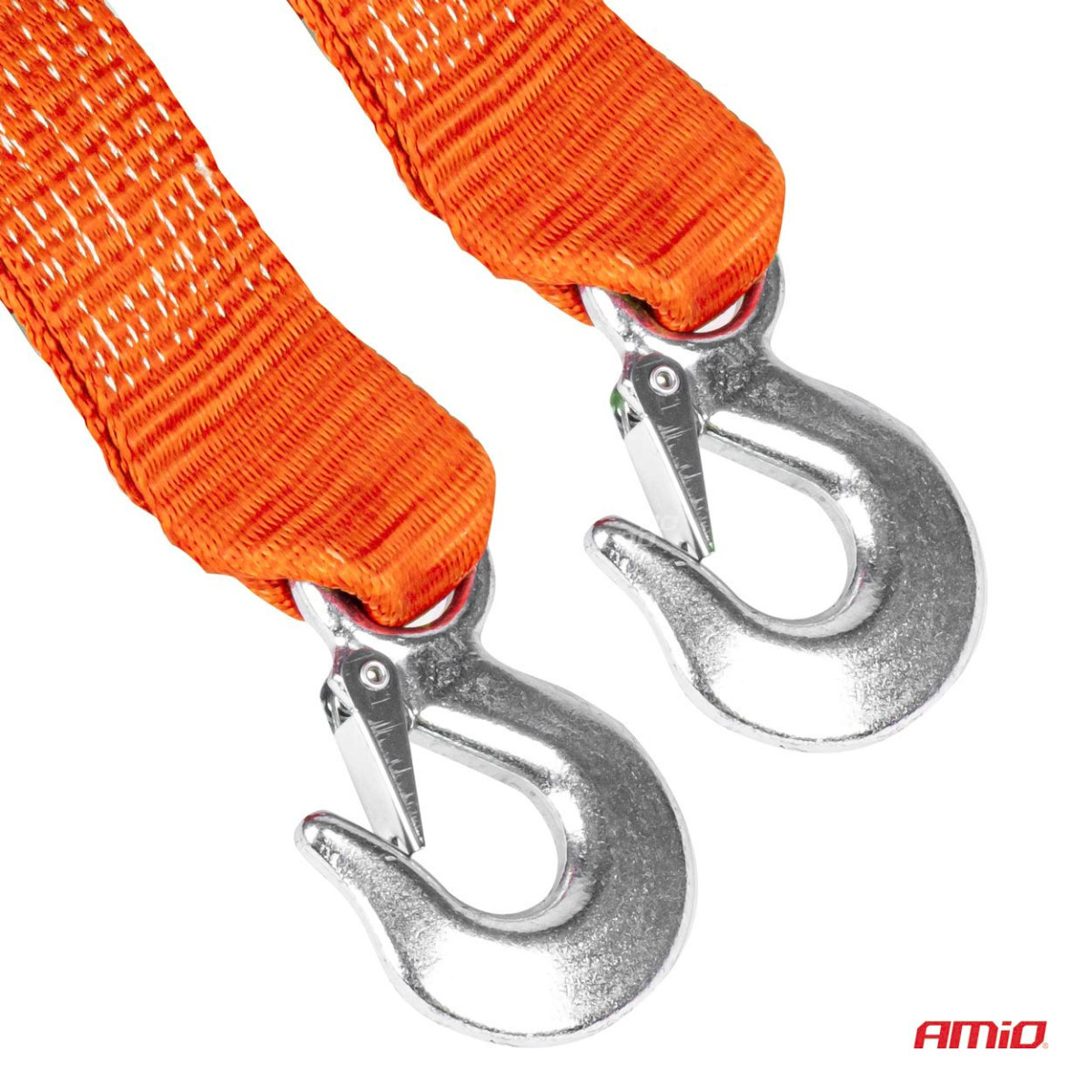 Tow strap 7000 kg, 60 mm, 5 m, hook + hook, AMIO-03991