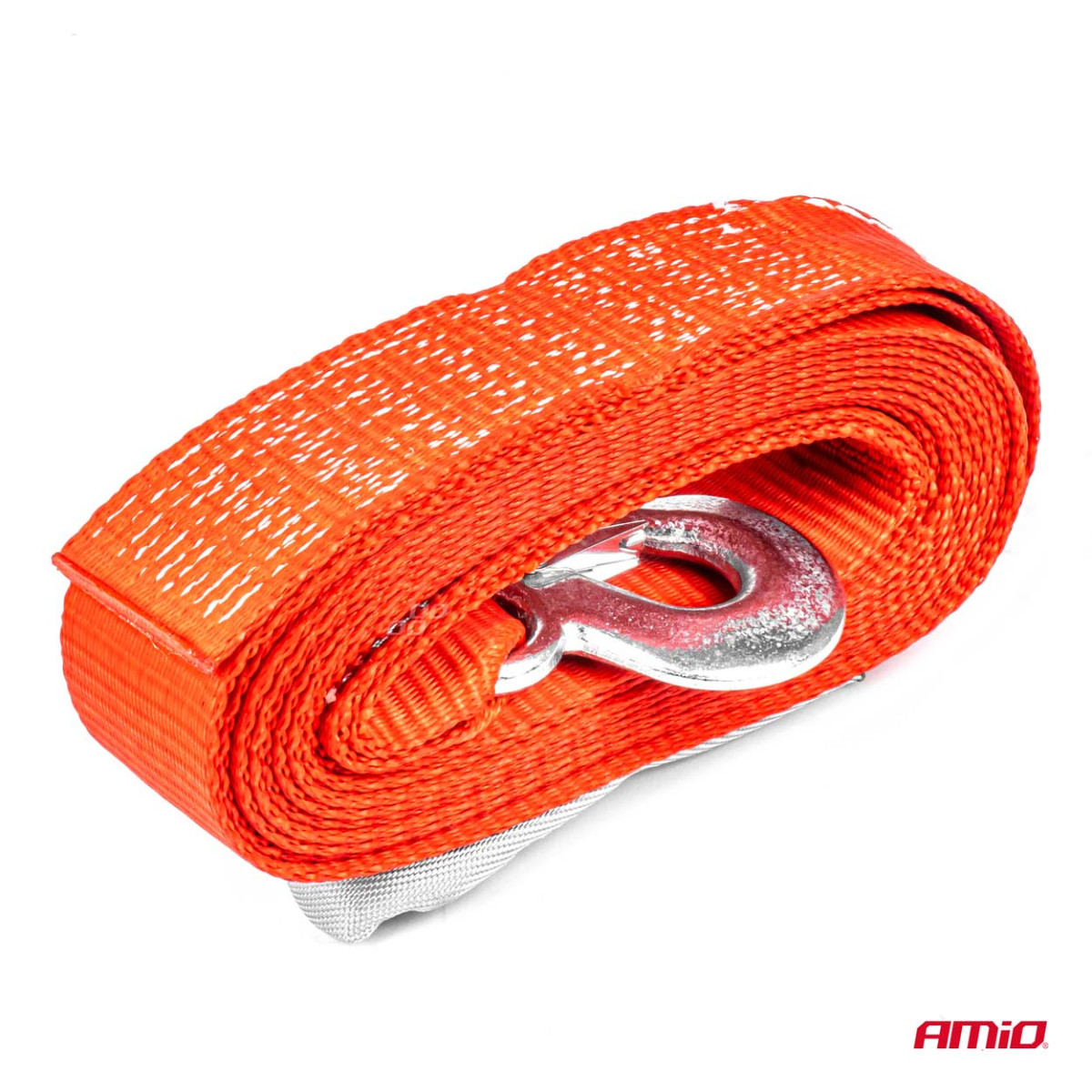 Tow strap 7000kg 60mm 5m hook + eye AMIO-03992