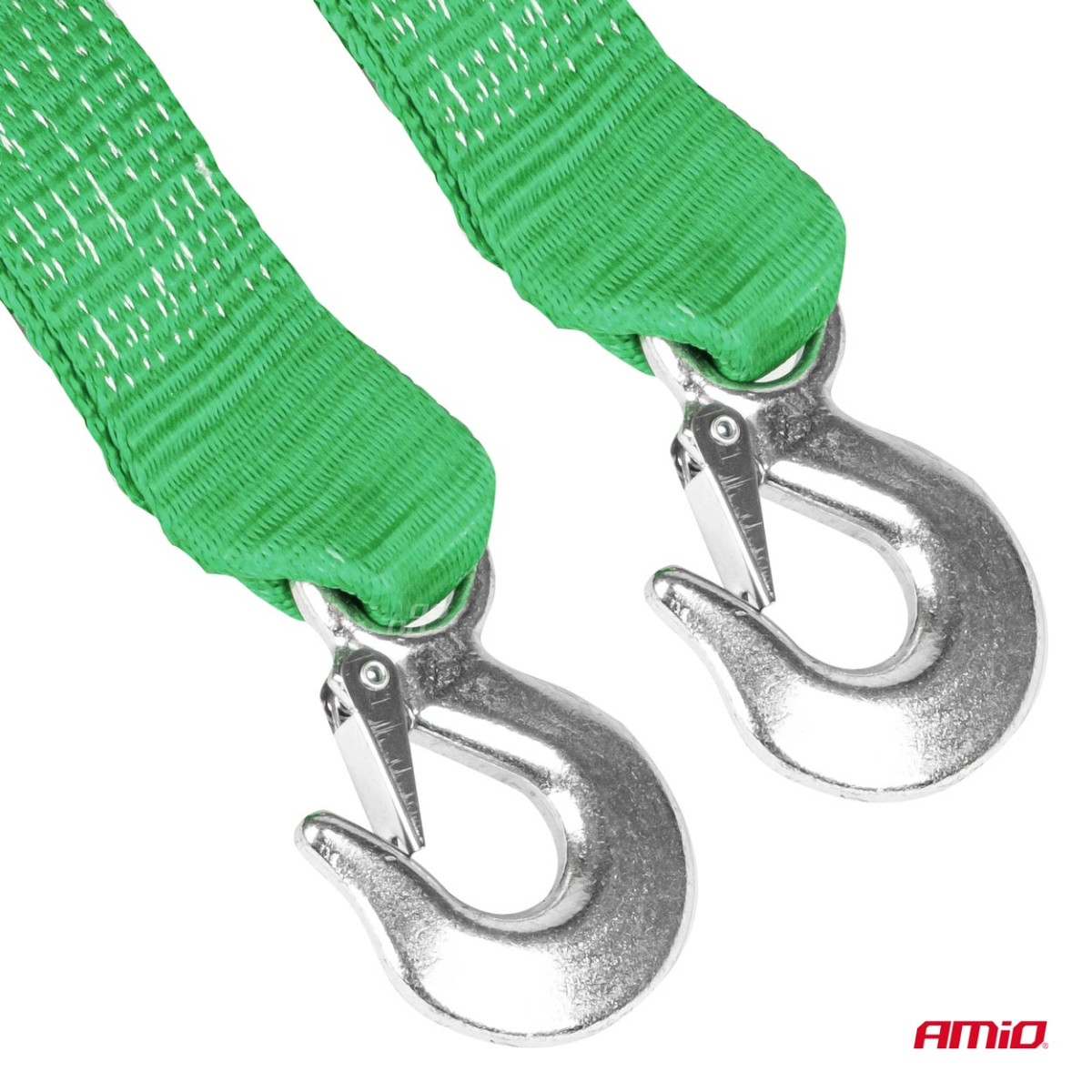 Tow strap 8000kg 70mm 5m hook + hook AMIO-03993