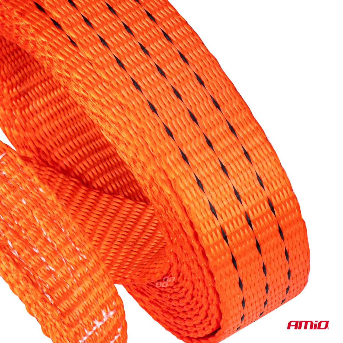 Flexible towbar 3000 kg 35 mm 5.0m hook+hook AMIO-02011