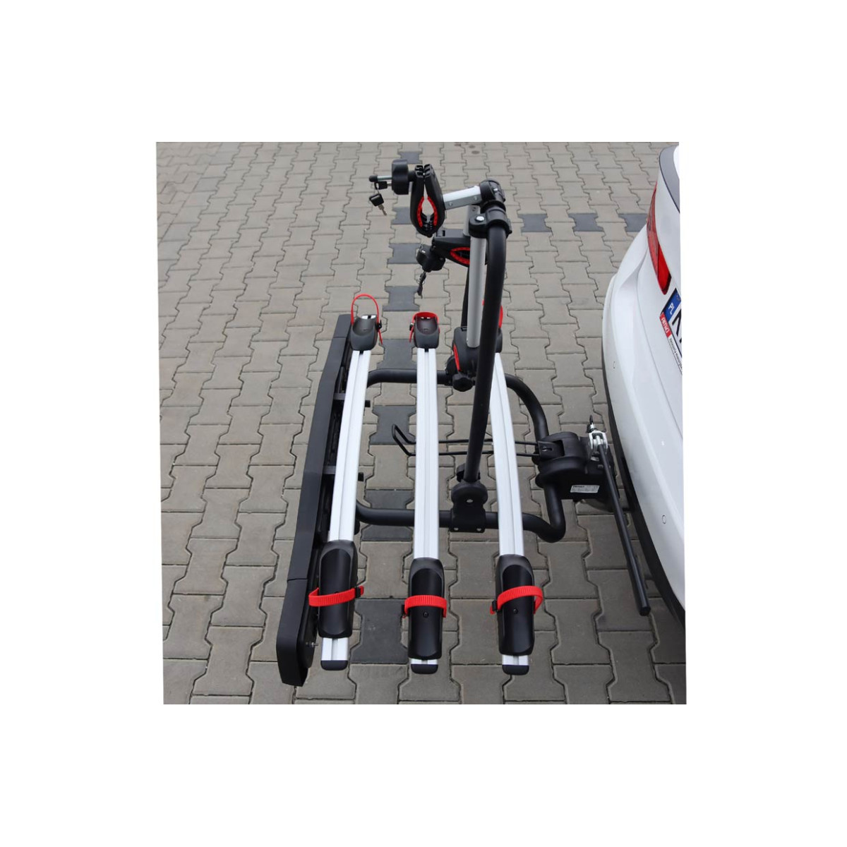 Car bike rack on hook, for 3 bikes TBC-01/3