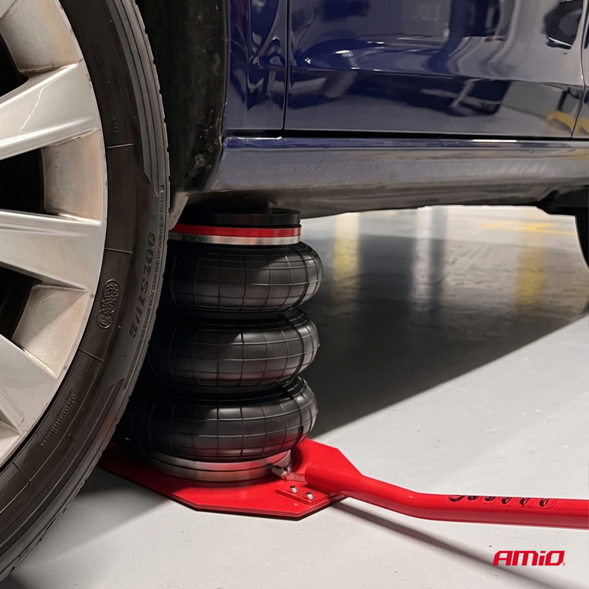 Pneumatic car lift with air cushion, 3.5 t, AMIO-04986