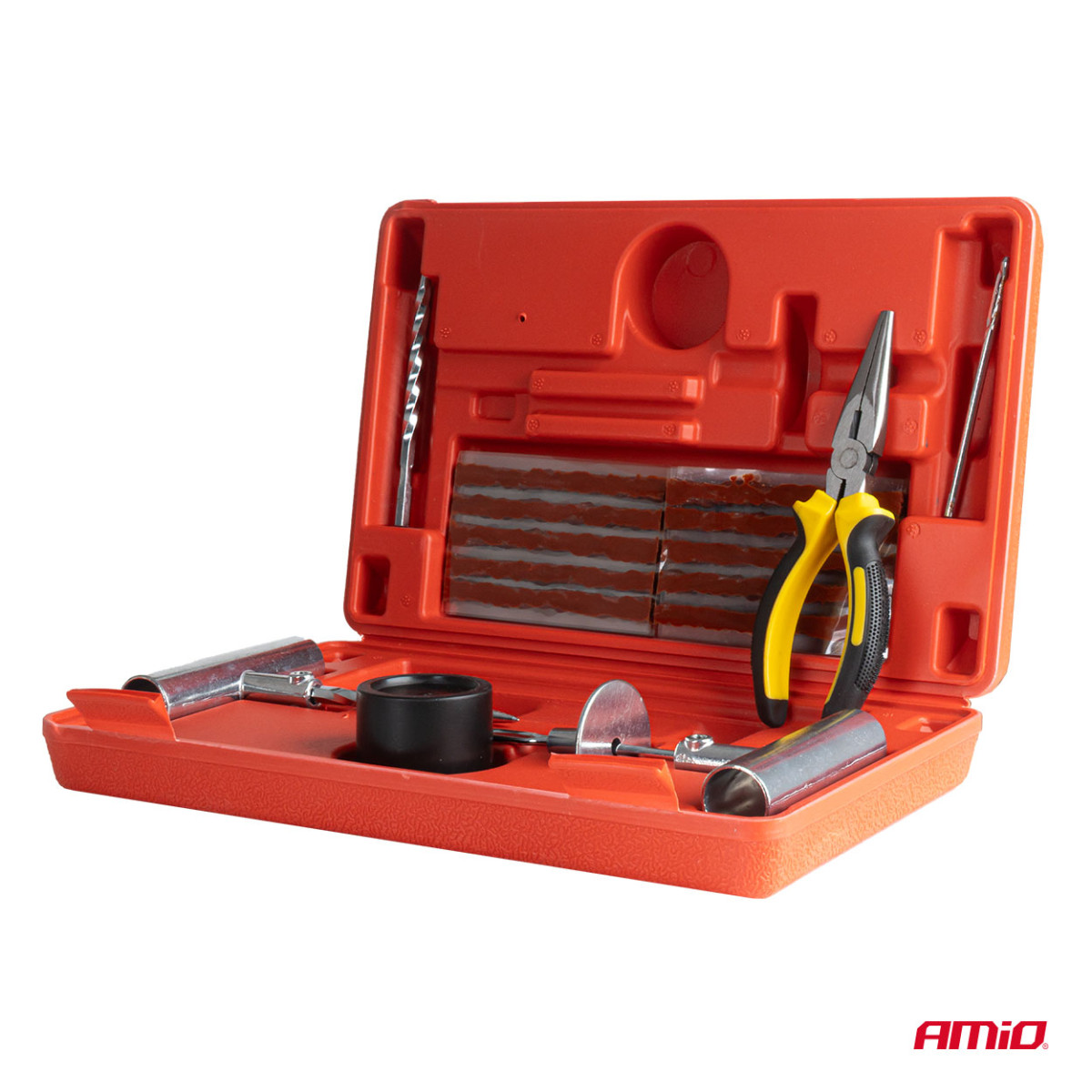 Tire repair kit – 38 pcs. AMIO-04693