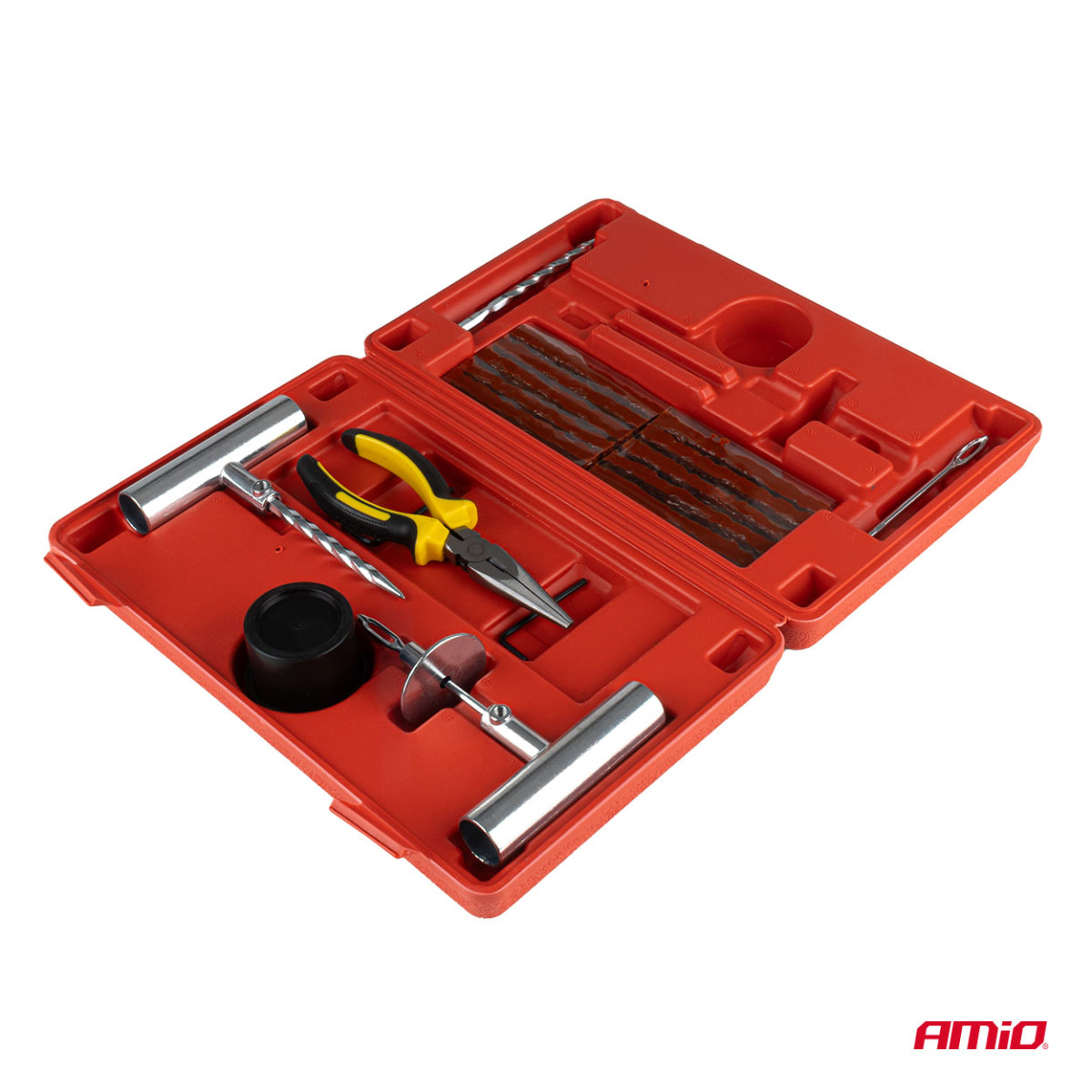 Tire repair kit – 38 pcs. AMIO-04693