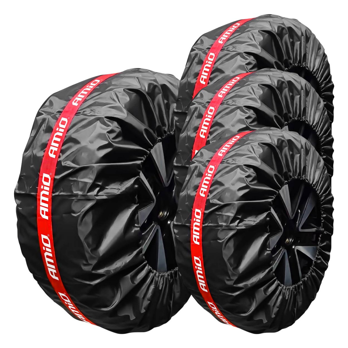Car wheel cover set, 19-23", 4 pcs., AMIO-04950