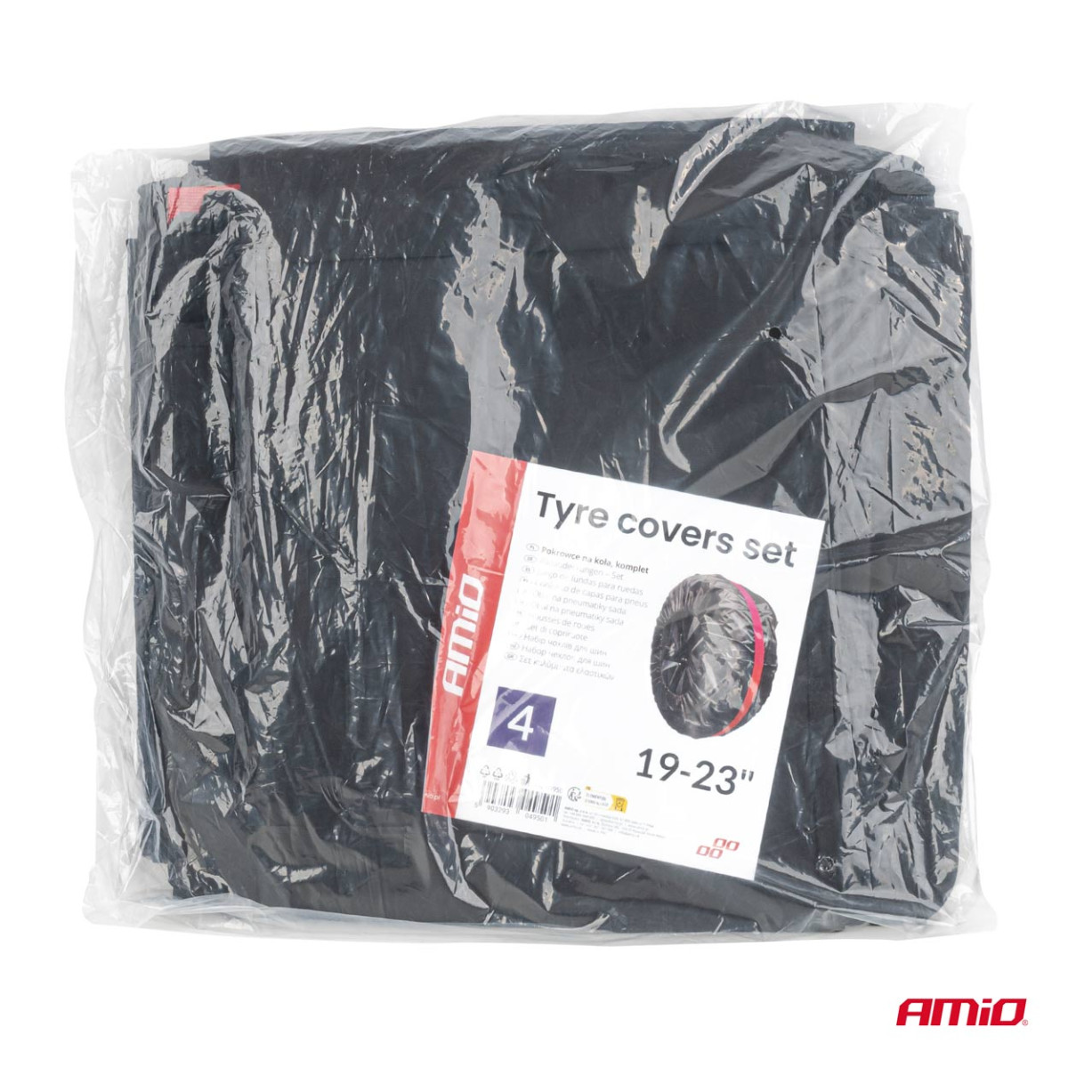Car wheel cover set, 19-23", 4 pcs., AMIO-04950