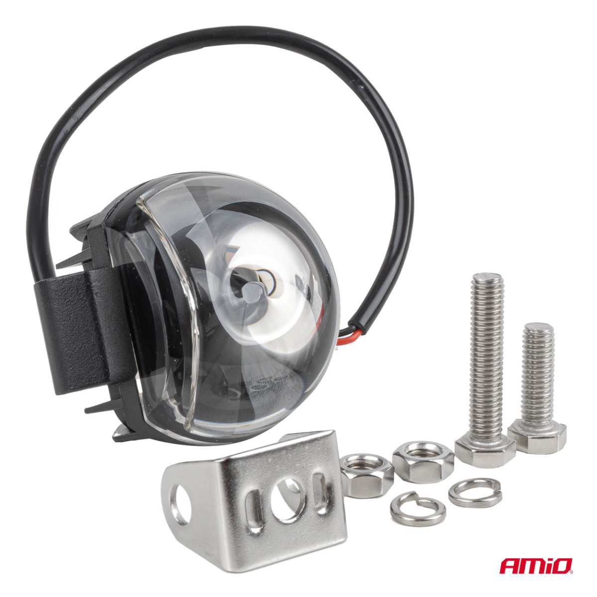 Safety zone light for forklifts, U-shaped with red light, 10W 10–80V IP6K9K AMIO-04867