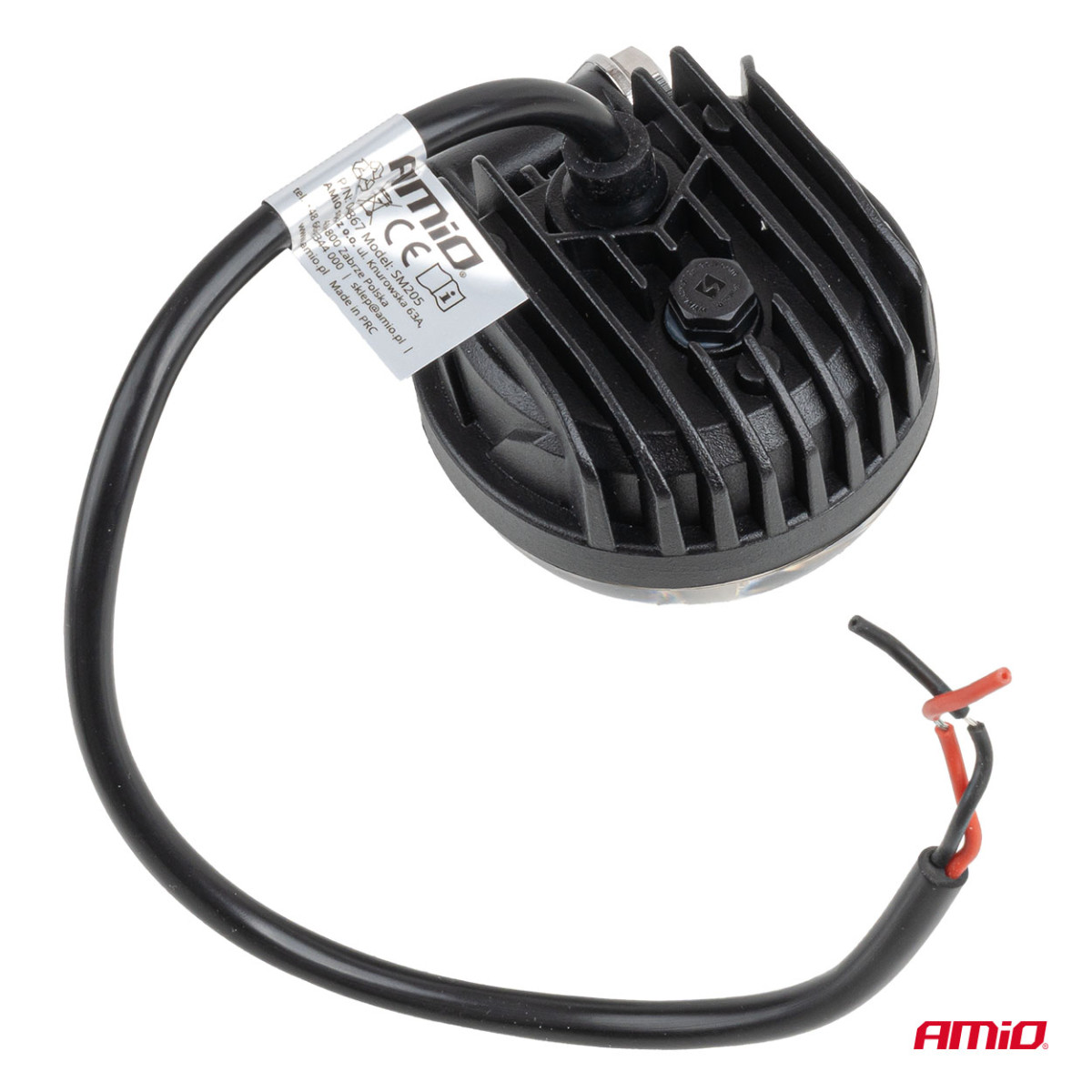 Safety zone light for forklifts, U-shaped with red light, 10W 10–80V IP6K9K AMIO-04867