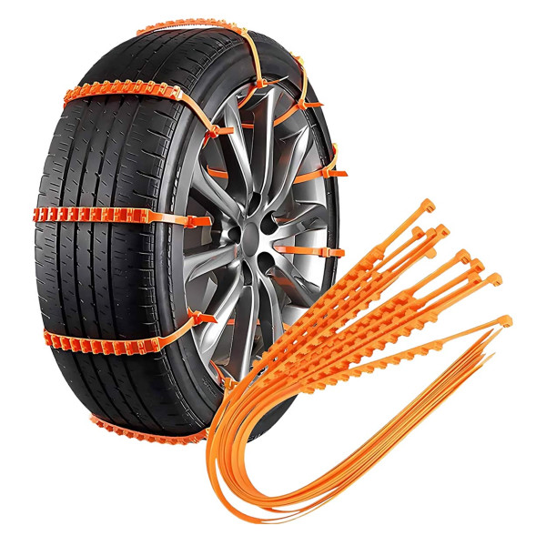 Set of non-slip strips for tires, 920 mm, 10 pcs., AMIO-04949