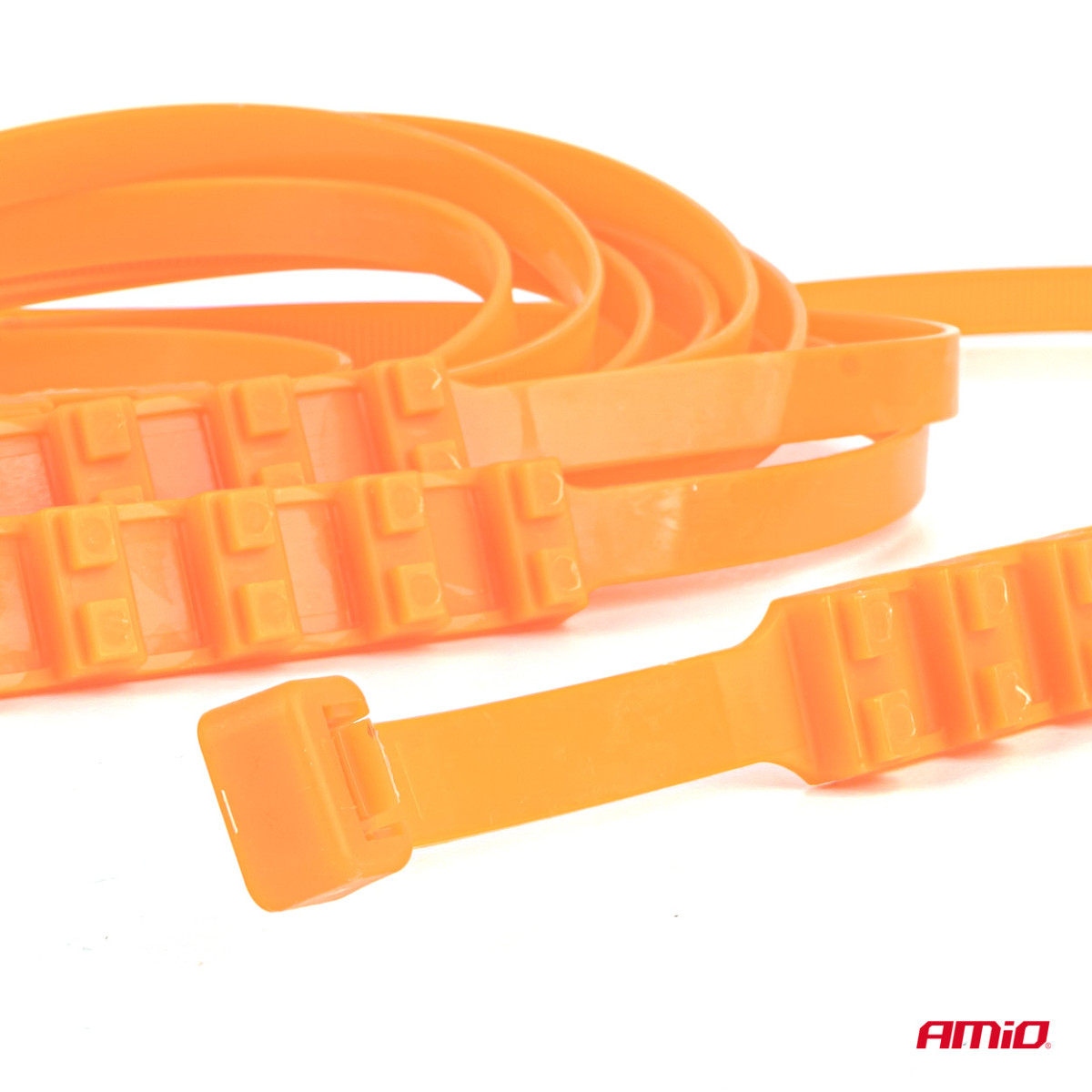 Set of non-slip strips for tires, 920 mm, 10 pcs., AMIO-04949