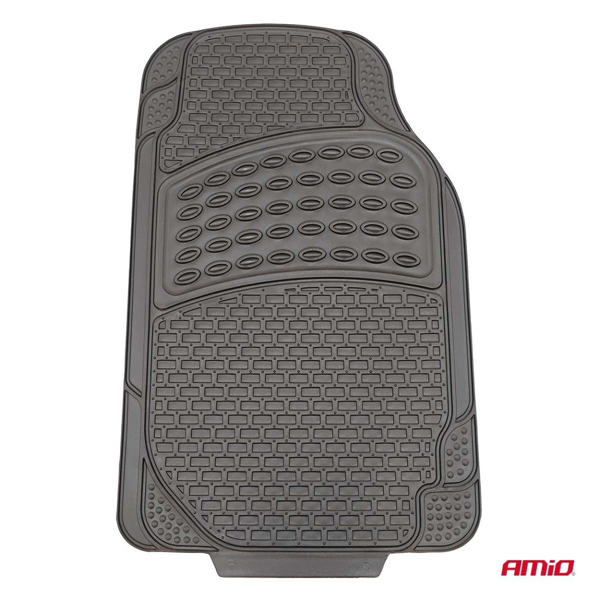 Universal car mats CM-04, 73x43 cm / 45x43 cm, AMIO-05015