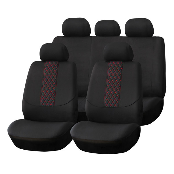 Universal seat covers SC-03 - black / red