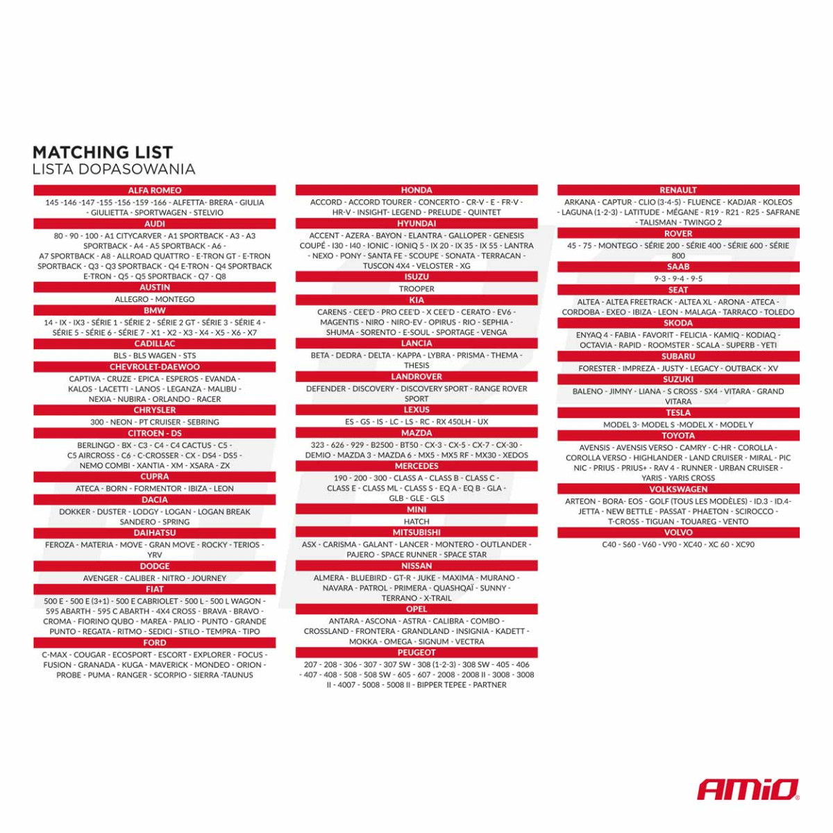 Universal seat covers SC-05 - black / red