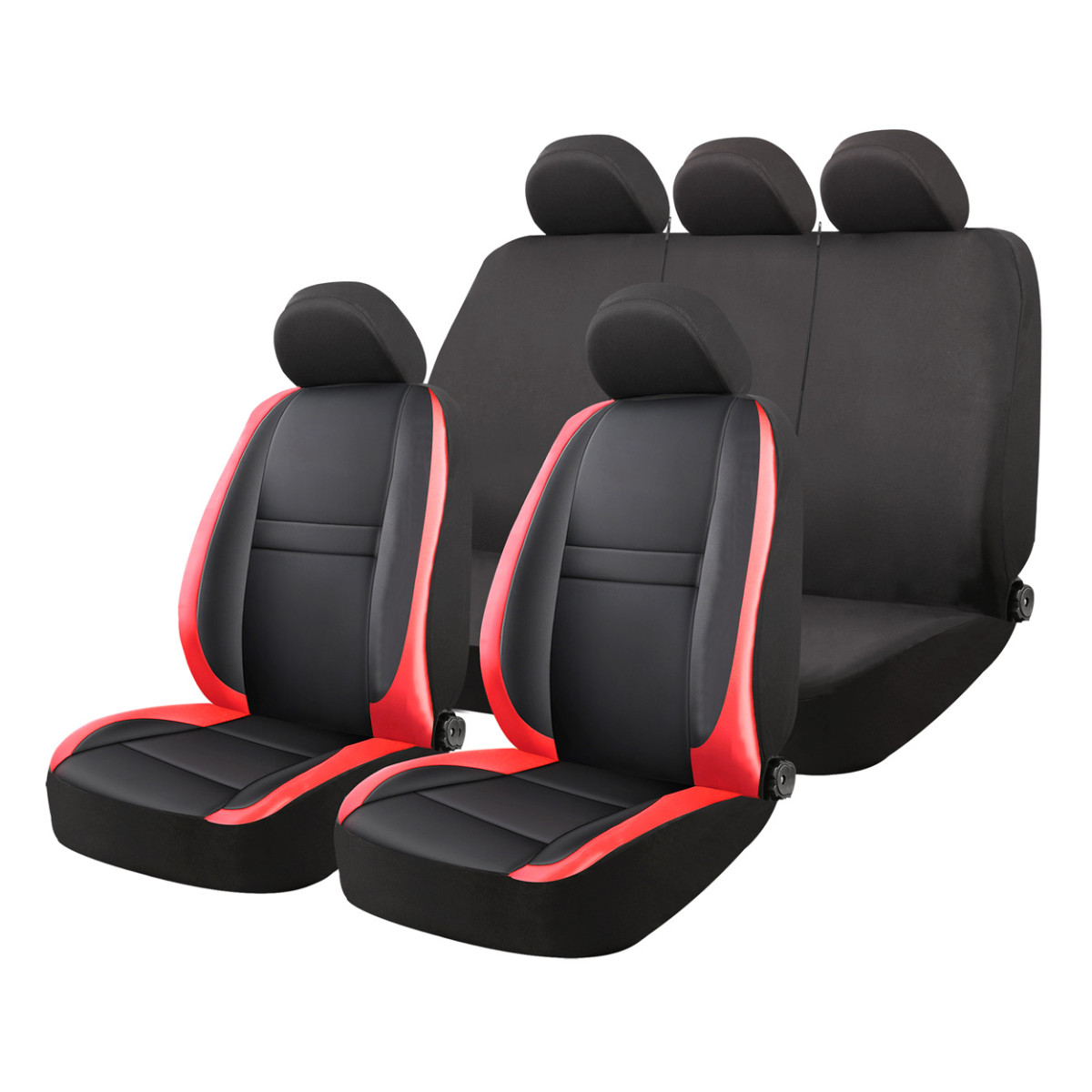 Universal seat covers SC-10 - black / red