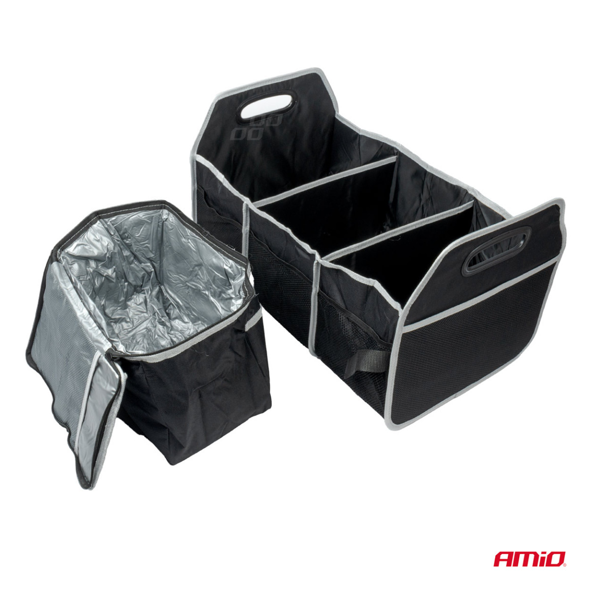 Universal folding storage box with thermal bag